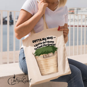 Sac fourre-tout du seau d'alimentation de chèvre