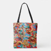 sac fourre-tout du temple dragons (Dos)