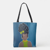 Sac fourre-tout d'une femme afro-américaine (Dos)