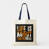 Sac fourre-tout d'unité - La vie est une question  (Dos)