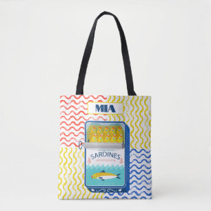 Sac fourre-tout Eclectique Sardines Conception P