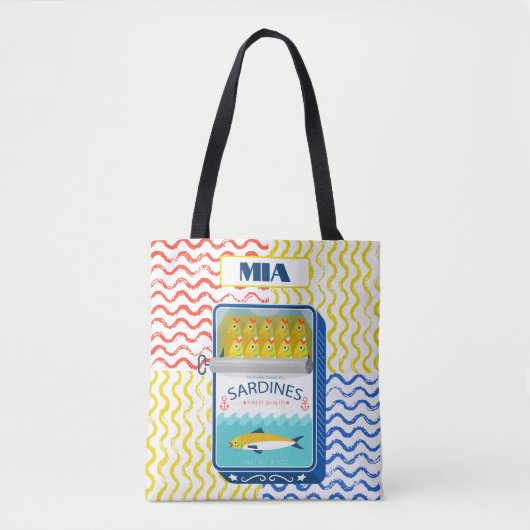 Sac fourre-tout Eclectique Sardines Conception | P (Devant)