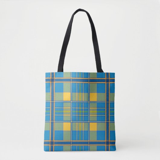 sac fourre-tout écossais de tartan (Devant)