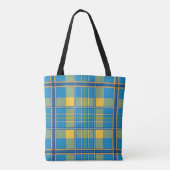 sac fourre-tout écossais de tartan (Dos)