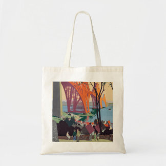 Sac fourre-tout écossais vintage Forth Bridge