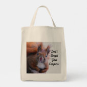 Sac fourre-tout Écureuil à ne pas oublier (Dos)