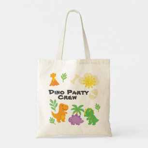 Sac fourre-tout éditable de style crayon - Dinosau