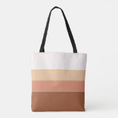 Sac fourre-tout élégant à rayures avec nom – Chic (Dos)