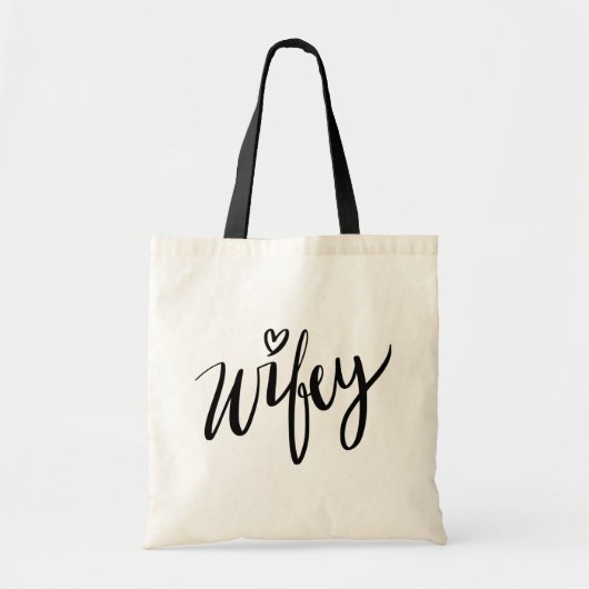 Sac fourre-tout élégant à wifey de typographie de (Devant)