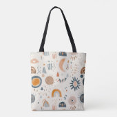 Sac fourre-tout élégant avec Motifs géométriques A (Dos)