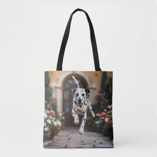 Sac fourre-tout élégant dalmate (Devant)