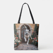 Sac fourre-tout élégant dalmate (Dos)