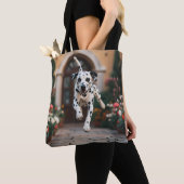 Sac fourre-tout élégant dalmate (De près)
