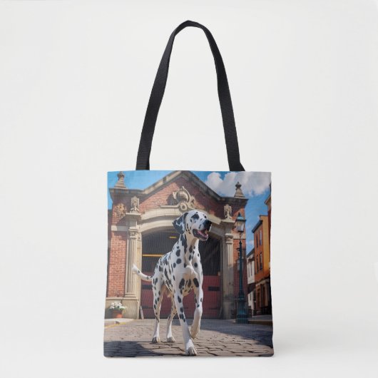 Sac fourre-tout élégant dalmate (Devant)