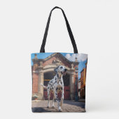 Sac fourre-tout élégant dalmate (Dos)