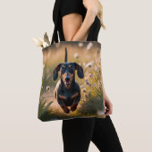 Sac fourre-tout élégant de Dachshund (De près)