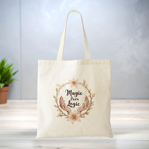 Sac fourre-tout élégant et stylé avec citation boh