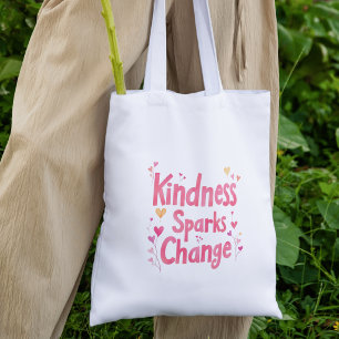 Sac fourre-tout élégant et stylé avec citation flo