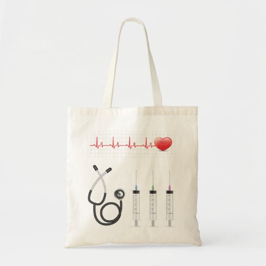 Sac fourre-tout Éléments de soins de santé (Devant)