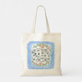 Sac fourre-tout Éléphant Bébé Bleu (Dos)