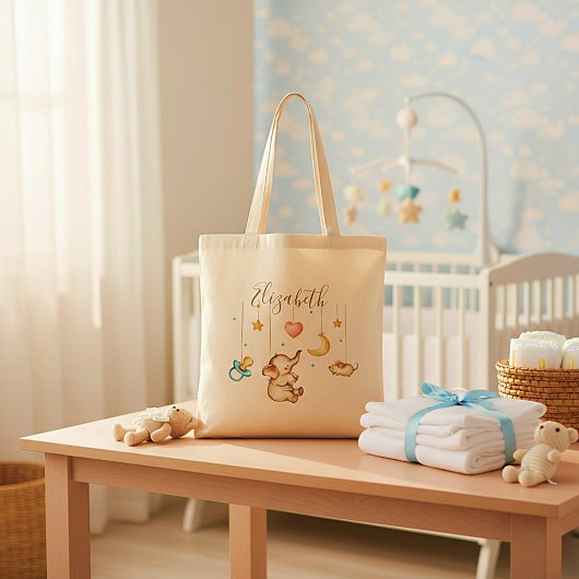 Sac fourre-tout éléphant bébé Mignon