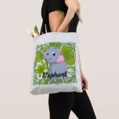 Sac fourre-tout éléphant bébé mignon – Dessin anim (De près)