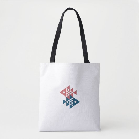 Sac fourre-tout en art de poisson (Devant)