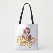 Sac fourre-tout en coton de chat grumpy (Devant)