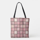 Sac fourre-tout en denim rose (Dos)