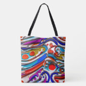 Sac fourre-tout en émail bleu (Dos)