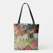 Sac fourre-tout en Fleurs dans la nuit design (Dos)