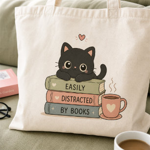 Sac fourre-tout en forme de chat noir mignon facil