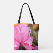 Sac fourre-tout en polyester brossé à azalée rose (Dos)