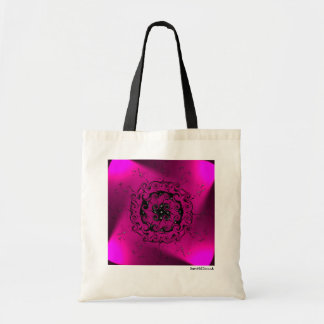Sac fourre-tout en spirale léger rose à motif