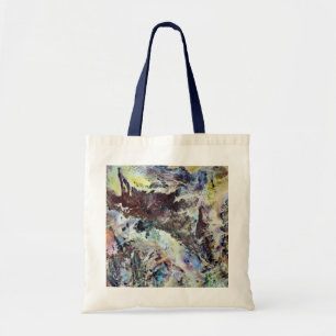 Sac fourre-tout en toile aquarelle