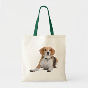 Sac fourre-tout en toile avec chiot Beagle