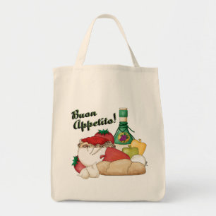 Sac fourre-tout en toile Buon Appetito