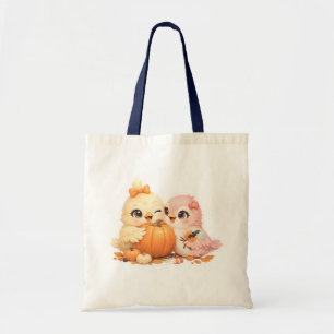 Sac fourre-tout en toile d'amis oiseaux mignons d'