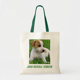 Sac fourre-tout en toile de chiot Jack Russell Ter