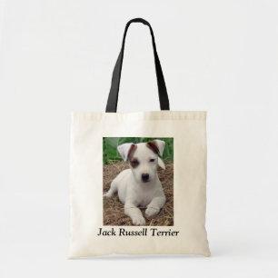 Sac fourre-tout en toile de chiot Jack Russell Ter
