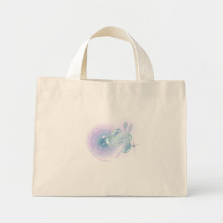 Sac fourre-tout en toile de lapin au ballon pastel