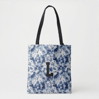 Sac fourre-tout en toile personnalisé avec monogra