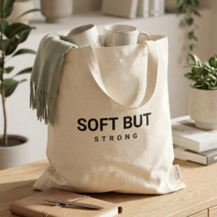 Sac fourre-tout en toile Typographie noire esthé