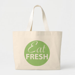 Sac fourre-tout enorme avec le logo vert délicieu