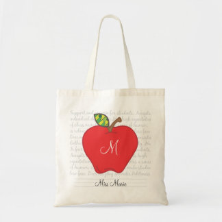Sac fourre-tout enseignant personnalisé