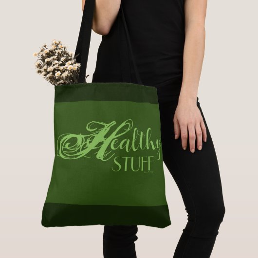 Sac fourre-tout épaule Healthy Stuff 18" (De près)