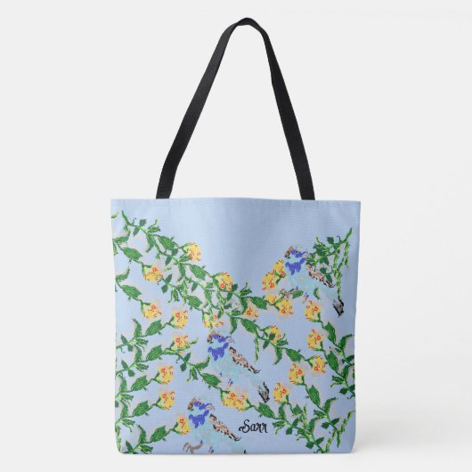 Sac fourre-tout : Éperviers de chirping dans les v (Devant)