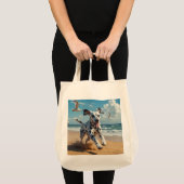 Sac fourre-tout épicerie Dalmatien élégant (Devant (produit))