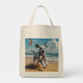 Sac fourre-tout épicerie Dalmatien élégant (Dos)