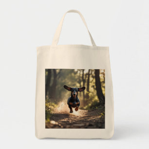 Sac fourre-tout épicerie élégant de Dachshund